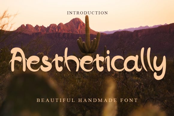 Aesthetically: The Handwritten Font for Crafters