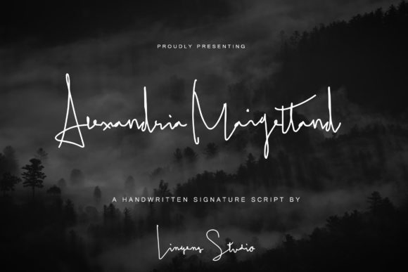 Alexandria Maigettand: A Premium Script Font for Makers