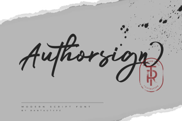 Authorsign: A Premium Script Font for Web Design
