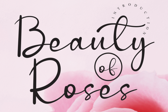 Beauty of Roses: A Premium Script Font for Campaigns