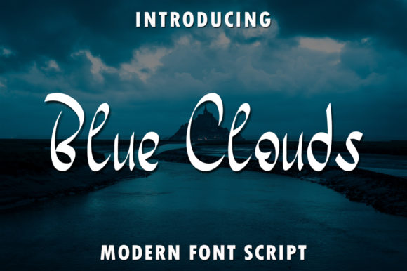 Blue Clouds: A Review of This Elegant Handwritten Font