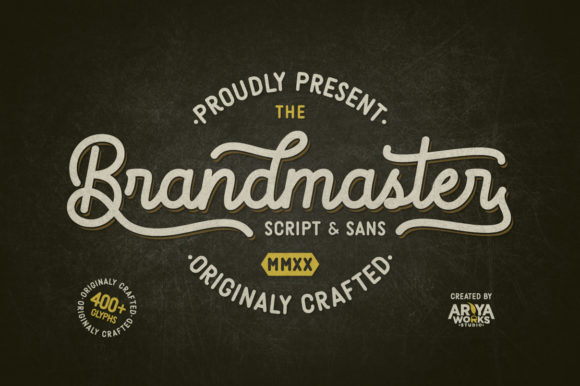 Brandmaster: The Vintage Duo Font for Modern Brands