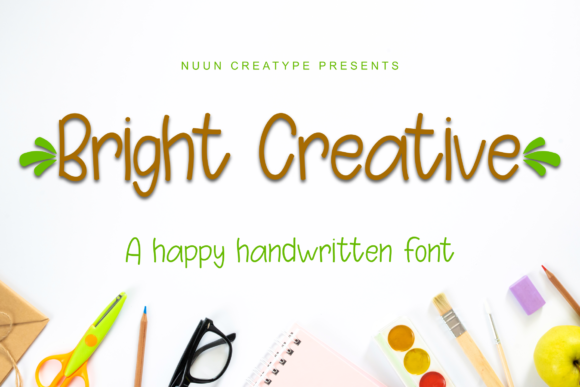 Bright Creative: A Handwritten Font for Modern Web Design