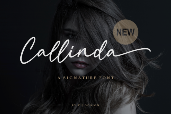 Callinda: An Elegant Script Font for Editorial Design