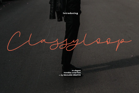 Classyloop: A Premium Script Font for Campaigns
