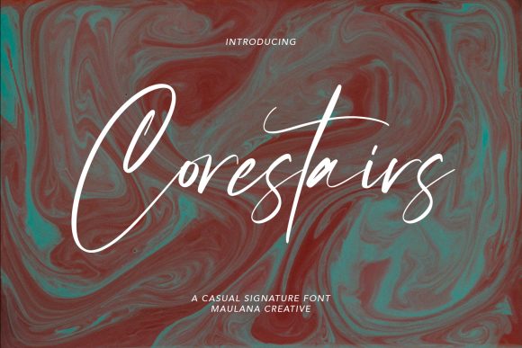 Corestairs: The Elegant Script Font for Crafters