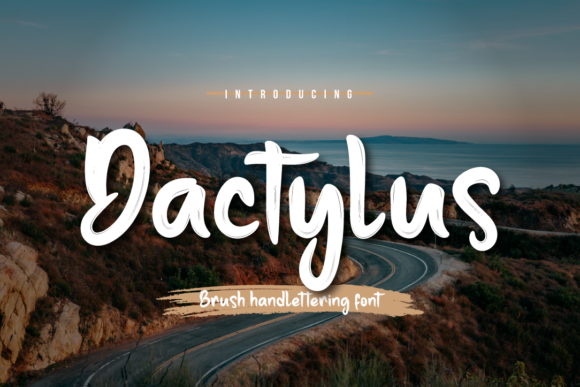 Dactylus: A Brush Handwritten Font for Bold Branding