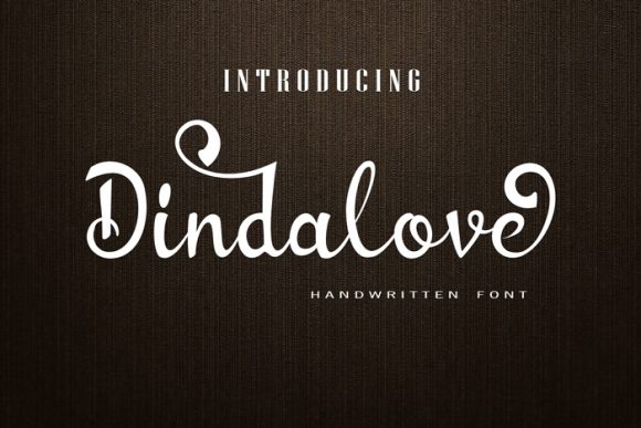 Dindalove: A Handwritten Font for Warm Branding