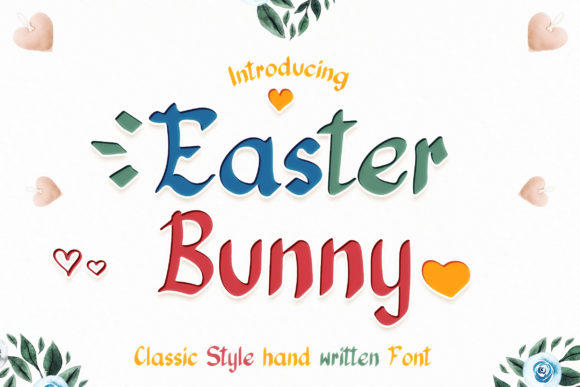 Easter Bunny: A Joyful Handwritten Font for Editorial Design