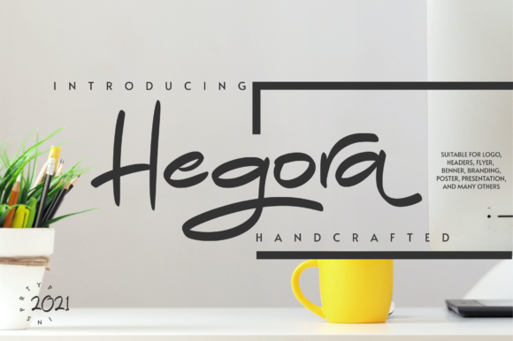 Hegora: A Trendy Handwritten Font for Web Design