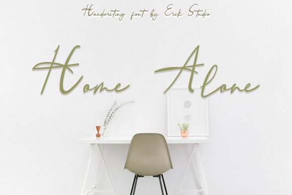 Home Alone: A Handwritten Font for Campaigns