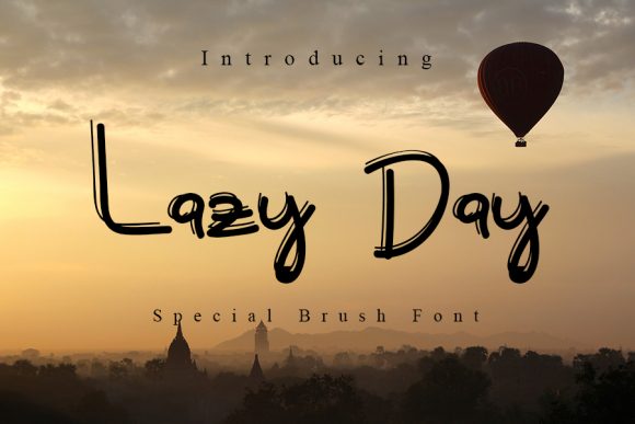 Lazy Day: A Modern Handwritten Font for Editorial Design