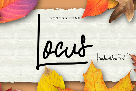 Locus: A Handwritten Font for Modern Web Design