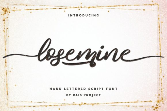 Losemine: A Premium Handwritten Font for Brand Identity