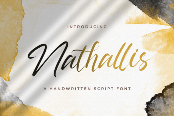 Nathallis: A Delicate Handwritten Font for Elegant Branding