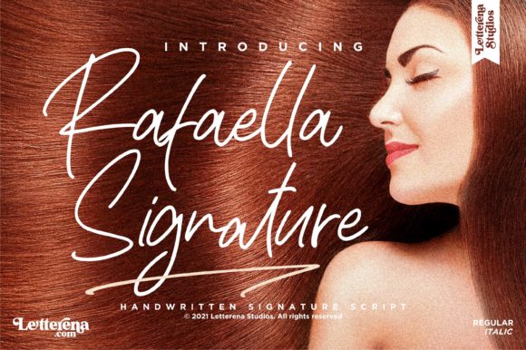 Rafaella Signature: A Premium Font for Brand Identity