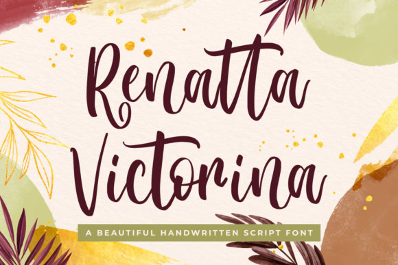 Renatta Victorina: A Handwritten Font for Authentic Branding