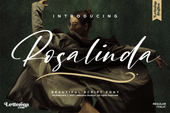 Rosalinda: A Premium Handwritten Font for Editorial Design