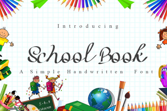 School Book: A Versatile Script Font for Brand Identity