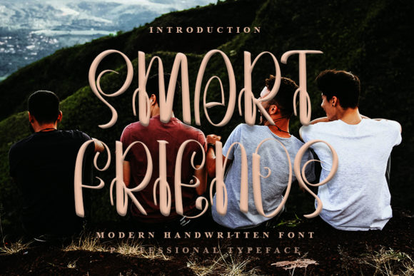 Smart Friends: A Handwritten Font for Bold Marketing