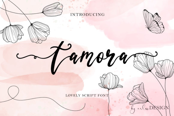 Tamora: A Whimsical Handwritten Font for Editorial Design