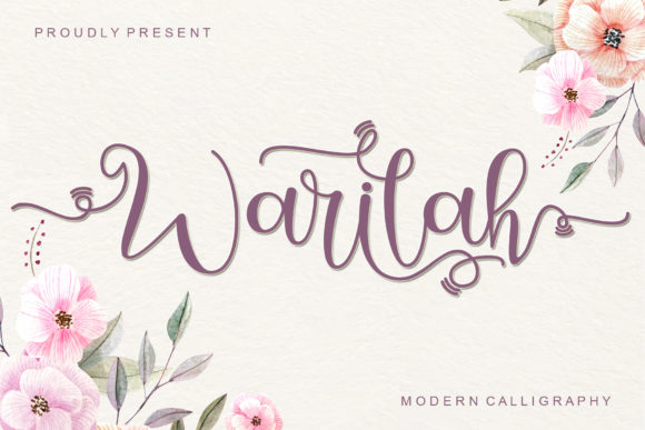 Warilah: A Magical Script Typeface for Web Design
