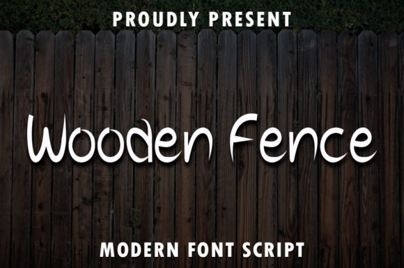 Wooden Fence Font: A Handwritten Typeface for Brands
