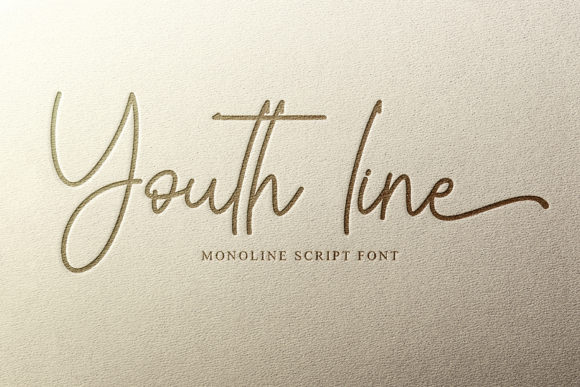 Youth Line: A Sweet Handwritten Font for Crafters